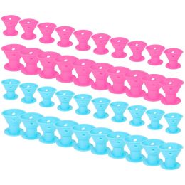 40Pcs Silicone Hair Curler Hair Roller No Heat Clip Hair Styling Tool