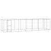 Outdoor Dog Kennel Galvanized Steel 182.3 ftÂ²