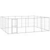 Outdoor Dog Kennel Galvanized Steel 260.5 ftÂ²