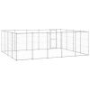 Outdoor Dog Kennel Galvanized Steel 260.5 ftÂ²