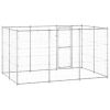 Outdoor Dog Kennel Galvanized Steel 78.1 ftÂ²