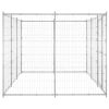 Outdoor Dog Kennel Galvanized Steel 78.1 ftÂ²