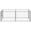 Dog Kennel Silver 78.7"x39.4"x27.6" Steel