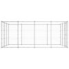 Outdoor Dog Kennel Galvanized Steel 156.3 ftÂ²