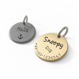 Pet Loss Prevention Tag For Going Out (Option: Steel-28mm)