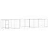 Outdoor Dog Kennel Galvanized Steel 234.4 ftÂ¬â‰¤