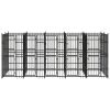 Outdoor Dog Kennel Steel 99.2 ftÂ²