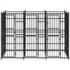 Outdoor Dog Kennel Steel 59.5 ftÂ²