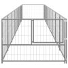 Dog Kennel Silver 86.1 ftÂ¬â‰¤ Steel