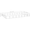 Dog Kennel Silver 430.6 ftÂ¬â‰¤ Steel