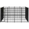 Outdoor Dog Kennel Steel 158.8 ftÂ²