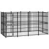 Outdoor Dog Kennel Steel 79.3 ftÂ¬â‰¤